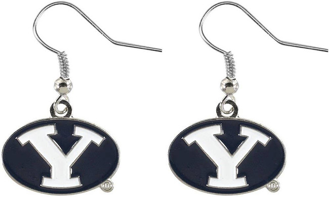 NCAA BYU Cougars Logo Dangle Earrings