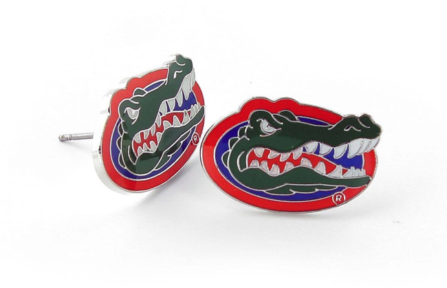 NCAA Florida Gators Logo Post Earrings