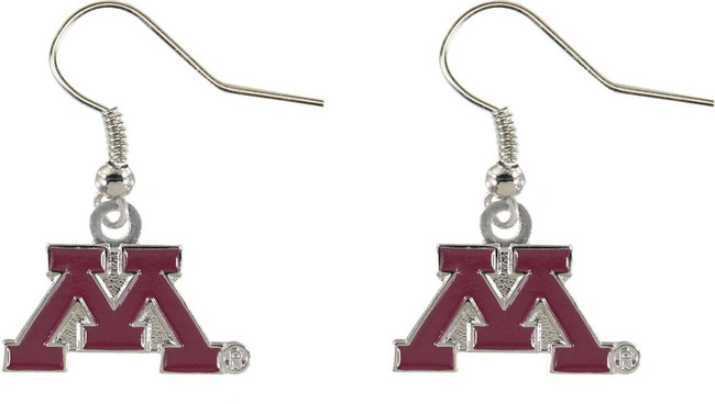 NCAA Minnesota Golden Gophers Logo Dangle Earrings