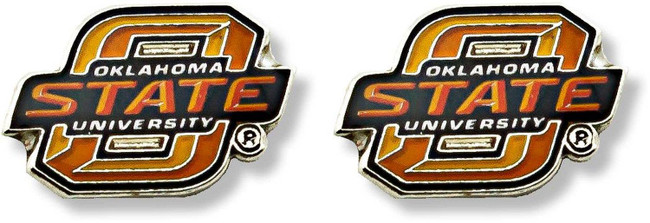 NCAA Oklahoma State Cowboys Logo Post Earrings