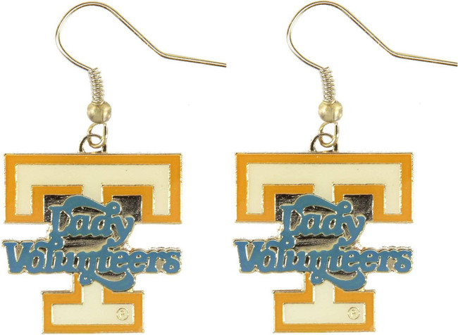 NCAA Tennessee Lady Volunteers Logo Dangle Earrings