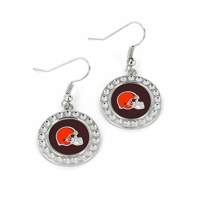 NFL Cleveland Browns Dimple Earrings