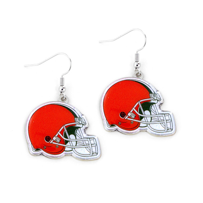 NFL Cleveland Browns Glitter Dazzle Earrings