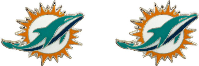 NFL Miami Dolphins Logo Post Earrings