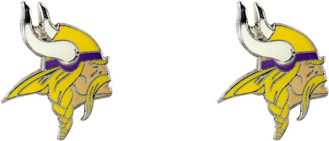 NFL Minnesota Vikings Logo Post Earrings
