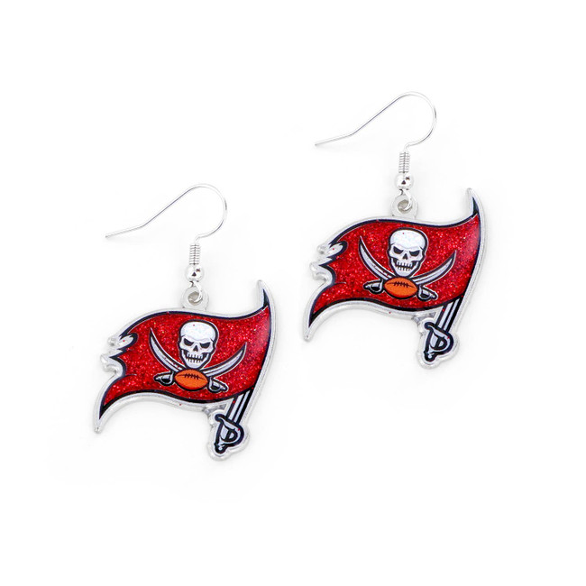 NFL Tampa Bay Buccaneers Glitter Dazzle Earrings