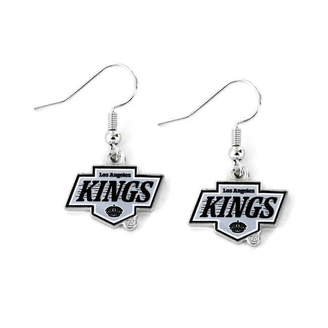 NHL Los Angeles Kings Logo Dangle Earrings