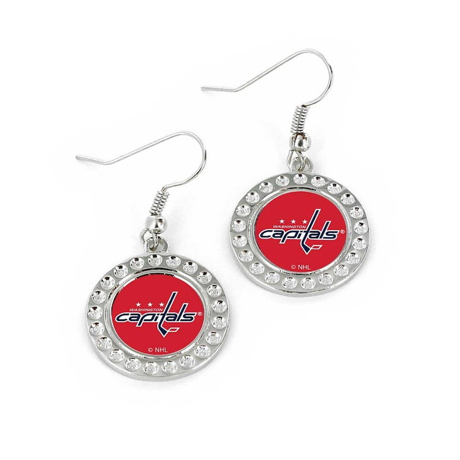 NHL Washington Capitals Dimple Earrings