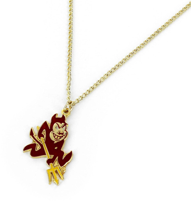 NCAA Arizona State Sun Devils Team Logo Pendant, Sparky