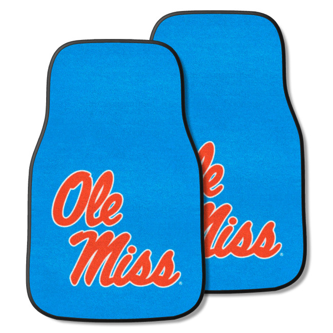 Mississippi Rebels 2-pc Carpet Car Mat Set