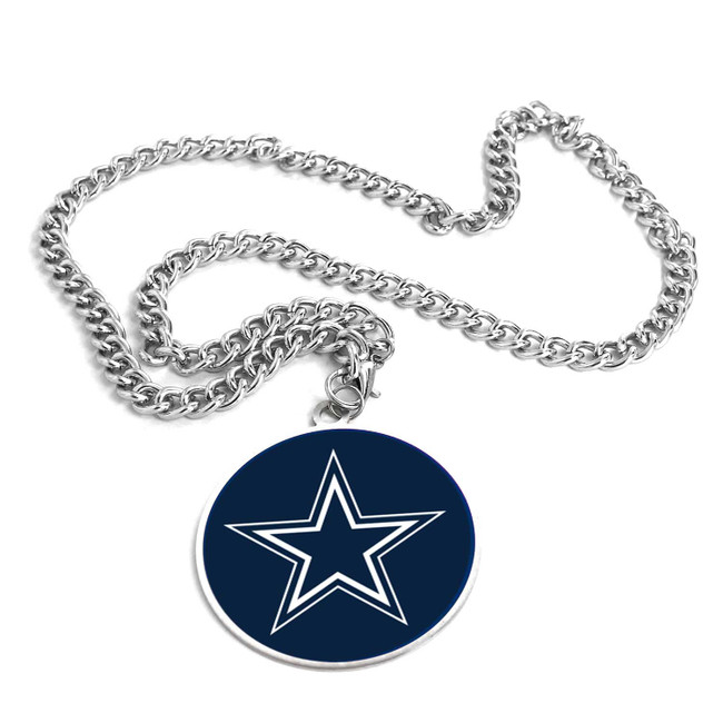 NFL Dallas Cowboys Team Emblem Fan Chain Necklace