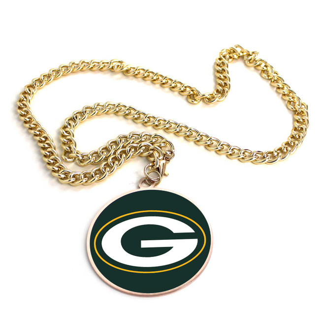 NFL Green Bay Packers Team Emblem Fan Chain Necklace