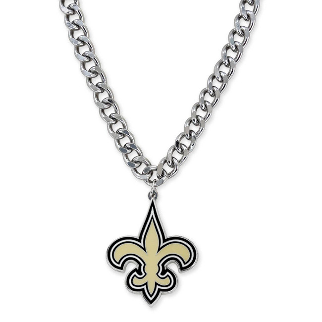 NFL New Orleans Saints Heavyweight Team Logo Necklace