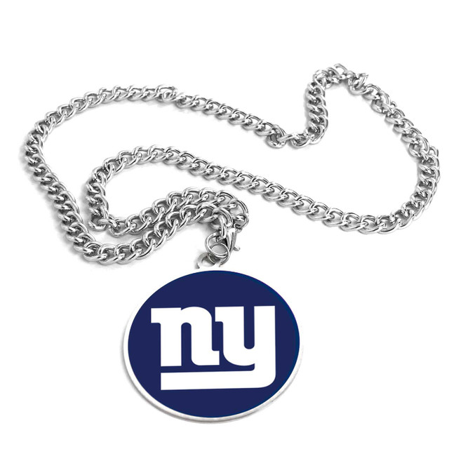 NFL New York Giants Team Emblem Fan Chain Necklace