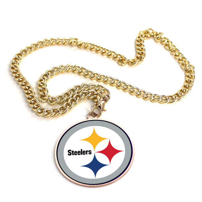 NFL Pittsburgh Steelers Team Emblem Fan Chain Necklace