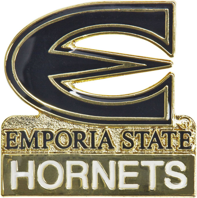 NCAA Emporia State Hornets Team Logo Pin