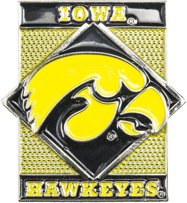 NCAA Iowa Hawkeyes Diamond Pin