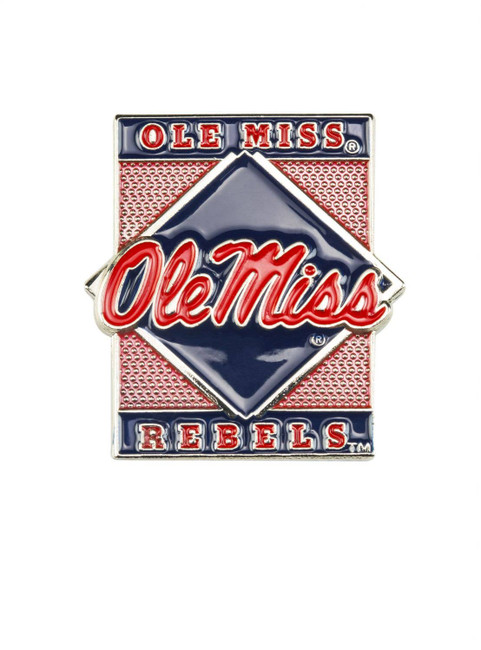 NCAA Mississippi Ole Miss Rebels Diamond Pin