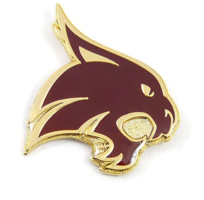 NCAA Texas State Bobcats Team Logo Pin