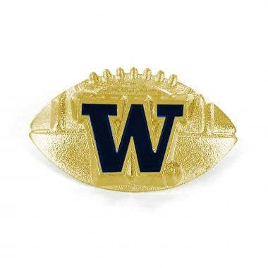 NCAA Washington Huskies Sculpted Football Pin