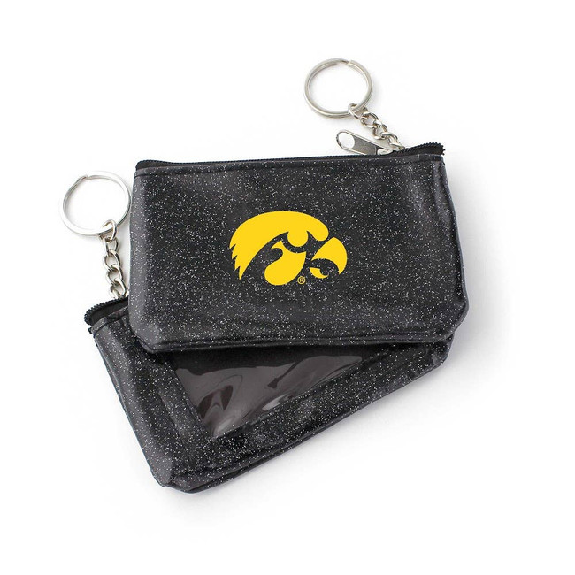 NCAA Iowa Hawkeyes Sparkle Coin Purse