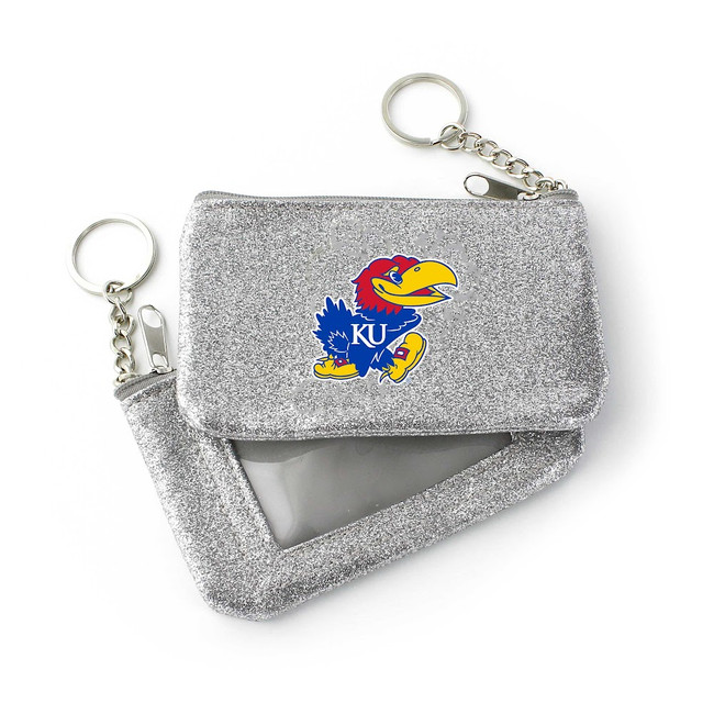NCAA Kansas Jayhawks Sparkle Coin Purse