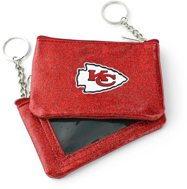 NFL Kansas City Chiefs Sparkle Coin Purse