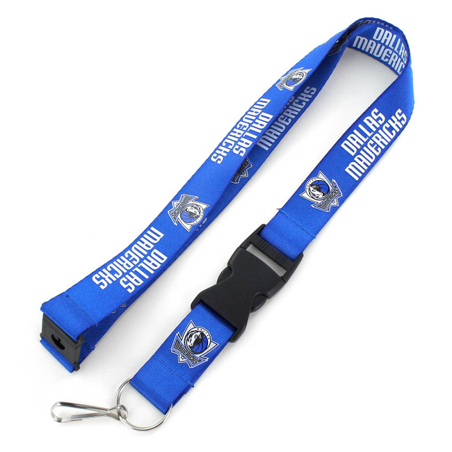 NBA Dallas Mavericks Team Lanyard Keychain ID Holder NBA Fan Accessory, Blue