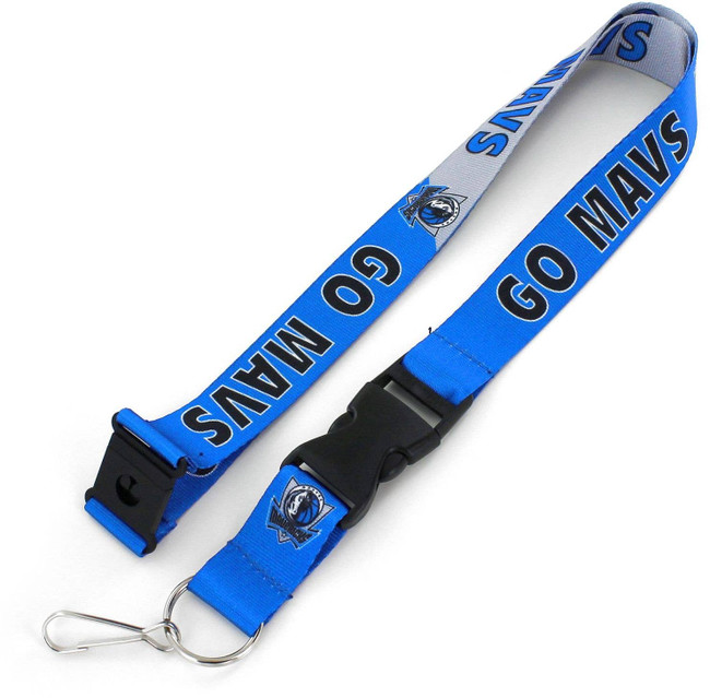 NBA Dallas Mavericks Slogan Lanyard Keychain ID Holder NBA Fan Accessory