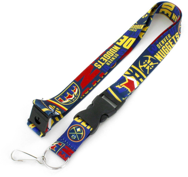 NBA Denver Nuggets Dynamic Lanyard Keychain ID Holder NBA Fan Accessory