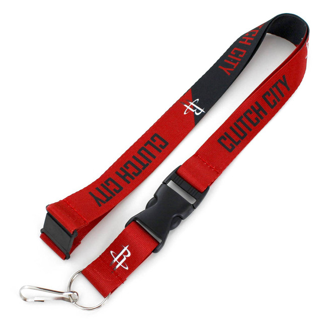 NBA Houston Rockets Slogan Lanyard Keychain ID Holder NBA Fan Accessory