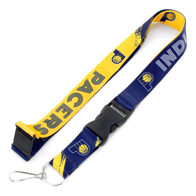 NBA Indiana Pacers Crossfade Lanyard Keychain ID Holder NBA Fan Accessory
