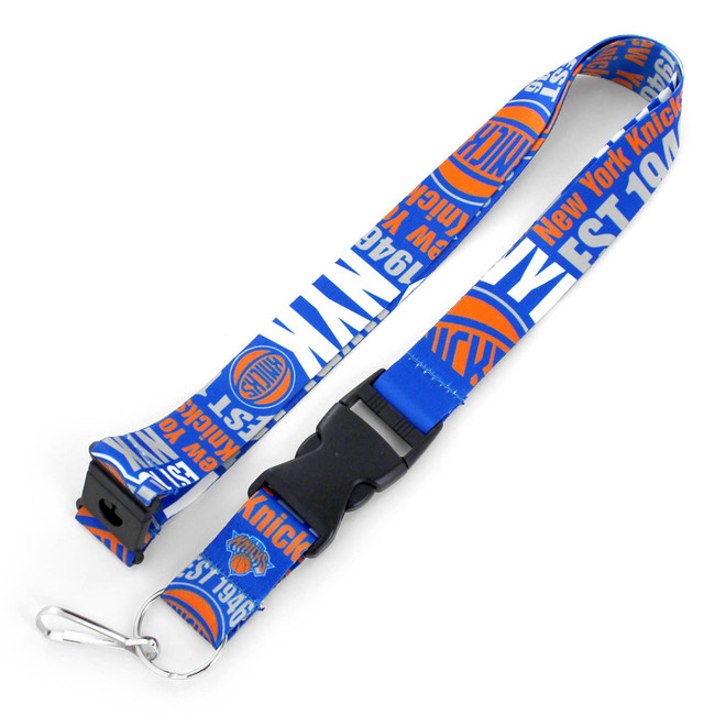NBA New York Knicks Dynamic Lanyard Keychain ID Holder NBA Fan Accessory