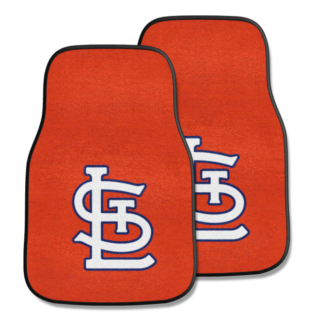 St. Louis Cardinals Front Carpet Car Mat Set - 2 Pieces STL Cap Logo