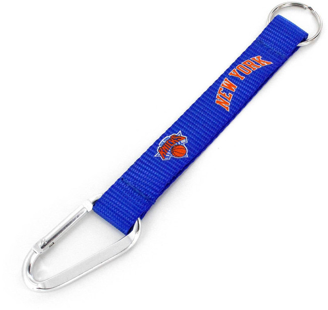 NBA New York Knicks Carabiner Lanyard Keychain ID Holder NBA Fan Accessory Keychain