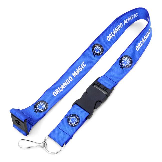 NBA Orlando Magic Team Lanyard Keychain ID Holder NBA Fan Accessory, Blue