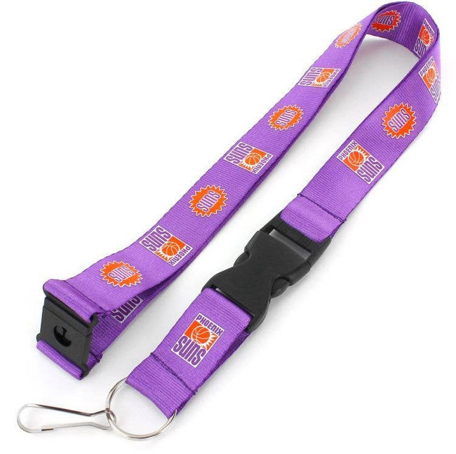 NBA Phoenix Suns Hardwood Classic Lanyard Keychain ID Holder NBA Fan Accessory