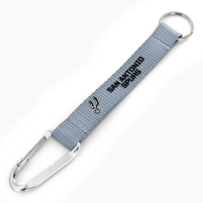 NBA San Antonio Spurs Carabiner Lanyard Keychain ID Holder NBA Fan Accessory Keychain
