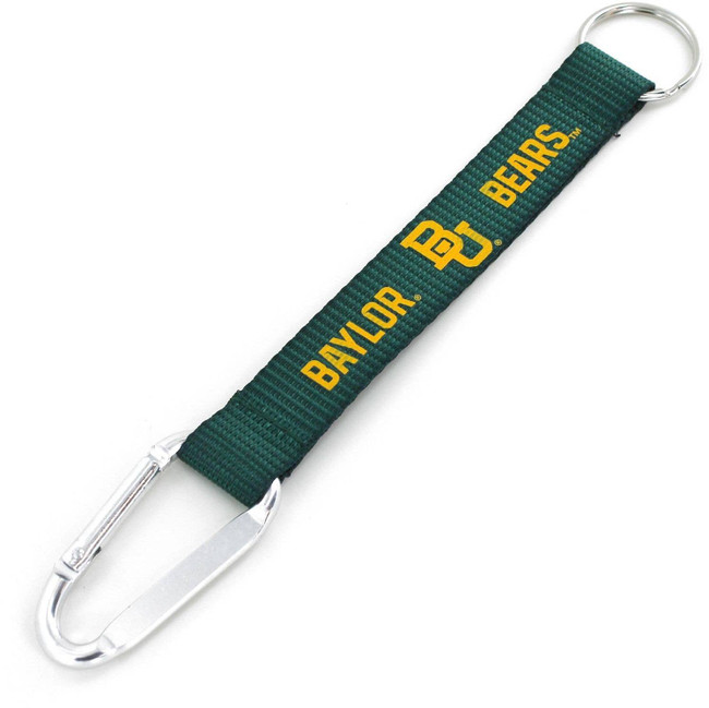 NCAA Baylor bears Carabiner Lanyard Keychain ID Holder NCAA Fan Accessory Keychain