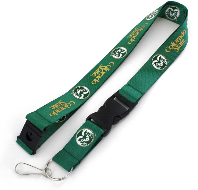 NCAA Colorado State Rams Team Lanyard Keychain ID Holder NCAA Fan Accessory