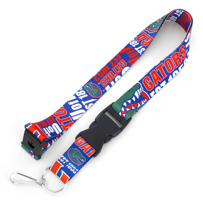 NCAA Florida Gators Dynamic Lanyard Keychain ID Holder NCAA Fan Accessory