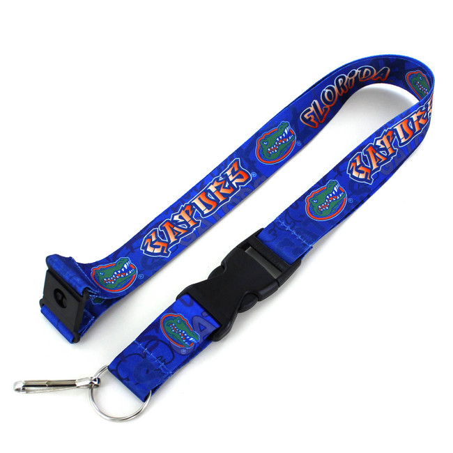 NCAA Florida Gators Graffiti Lanyard Keychain ID Holder NCAA Fan Accessory