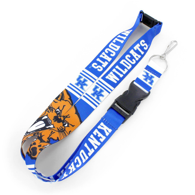 NCAA Kentucky Wildcats Mascot Lanyard Keychain ID Holder NCAA Fan Accessory