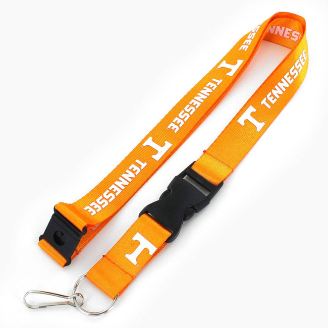 NCAA Tennessee Volunteers Team Lanyard Keychain ID Holder NCAA Fan Accessory, Orange