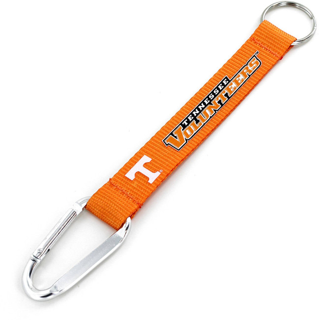 NCAA Tennessee Volunteers Carabiner Lanyard Keychain ID Holder NCAA Fan Accessory Keychain
