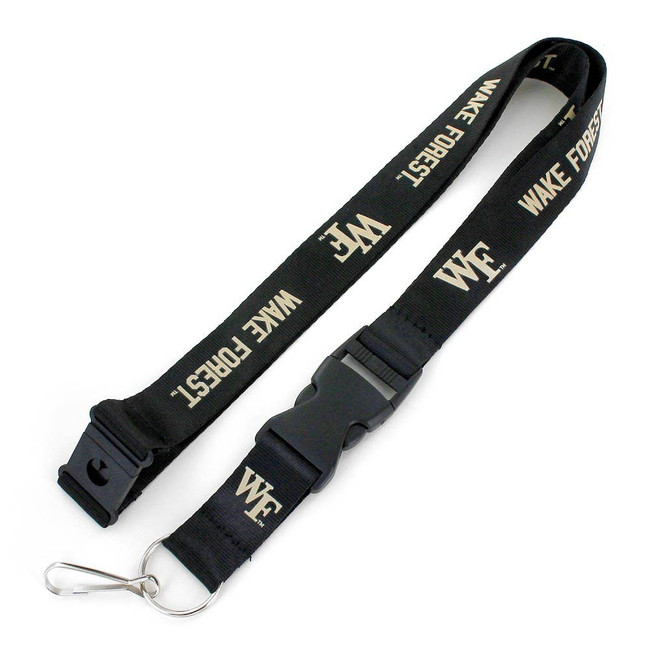 NCAA Wake Forest Demon Deacons Team Lanyard Keychain ID Holder NCAA Fan Accessory