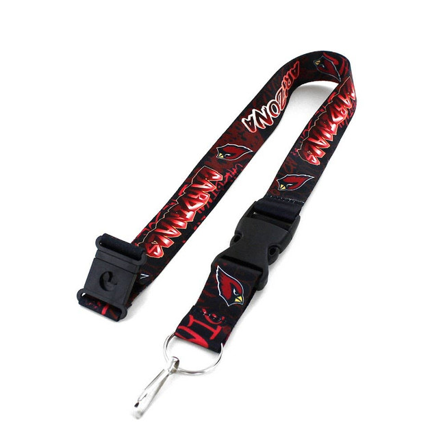 NFL Arizona Cardinals Graffiti Lanyard Keychain ID Holder NFL Fan Accessory