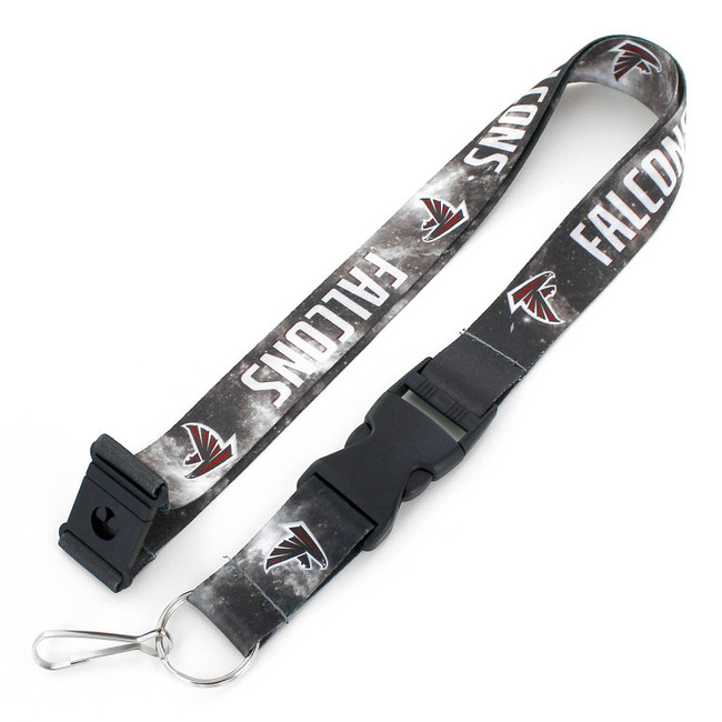 NFL Atlanta Falcons Galaxy Lanyard Keychain ID Holder NFL Fan Accessory