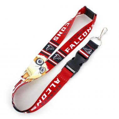 NFL Atlanta Falcons Mascot Lanyard Keychain ID Holder NFL Fan Accessory