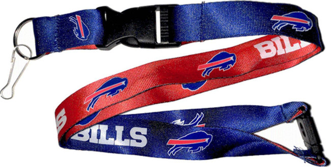 NFL Buffalo Bills Reversible Lanyard Keychain ID Holder NFL Fan Accessory